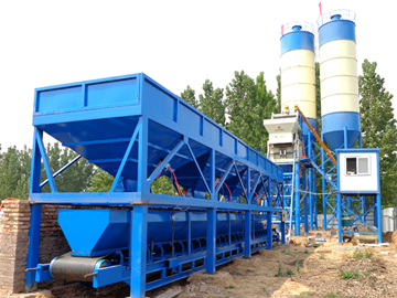 HZS75 concrete batching plant