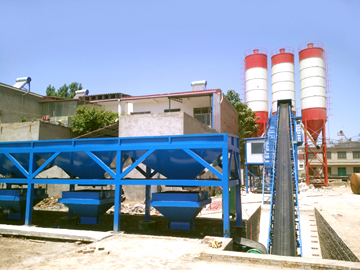 HZS60 concrete batching plant